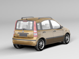 Fiat Panda 3D मॉडल