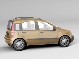 Fiat Panda 3D मॉडल