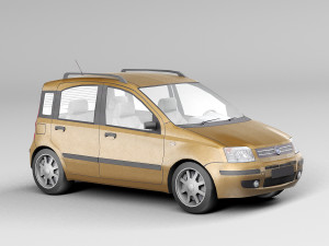Fiat Panda 3D मॉडल