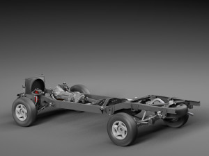 Chassis Toyota Tundra Pickup Modelo 3D