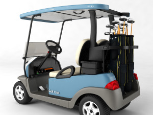 Golf Cart Model 3D