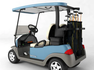 Golf Cart 3D Model