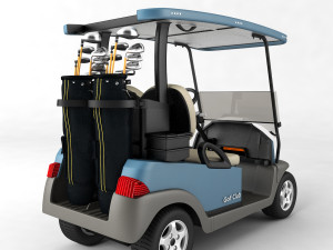 Golf Cart Model 3D