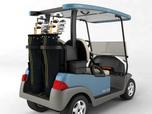 Golf Cart 3D Model