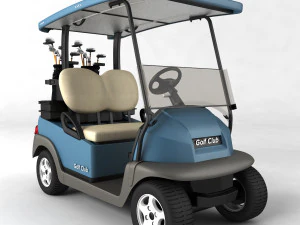 Golf Cart 3D Model