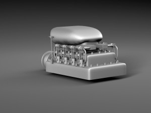 Motor blower 3D-Modell