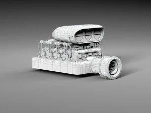 Ventilatore del motore Modello 3D