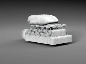 Ventilatore del motore Modello 3D