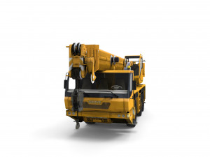 Mobile auto crane Modello 3D