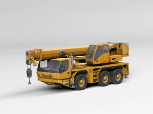 Mobile auto crane 3D Model