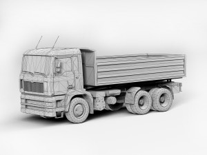 Complete Vehicle Truck Pack Model 3D