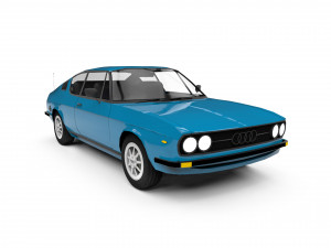 Audi 100 Coupe S 3D 模型