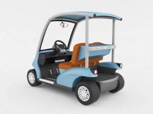 Golf Cart v2 3D-Modell