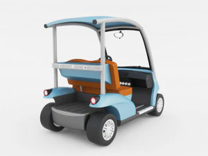 Golf Cart v2 3D Model