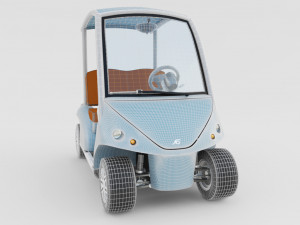 Golf Cart v2 3D-Modell