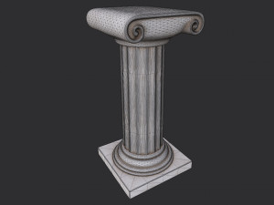 Antique Columns 3D Model