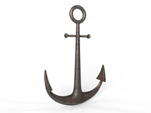 &Acirc;ncora de navio Modelo 3D