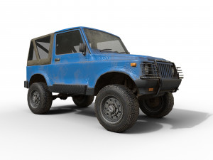 Compact SUV 3D Model