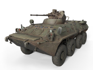BTR-80A 3D Model