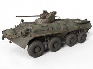 BTR-80A Modelo 3D