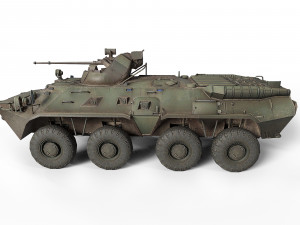 BTR-80A Modelo 3D