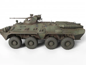 BTR-80A Modello 3D