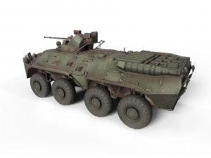 BTR-80A Modelo 3D