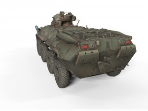 BTR-80A Modelo 3D