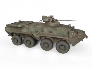 BTR-80A Modello 3D