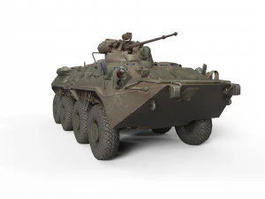 BTR-80A Modello 3D