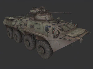 BTR-80A Modello 3D