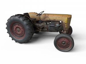 Farm Traktor 3D-Modell