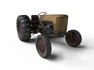 Farm Traktor 3D Model