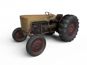 Farm Traktor 3D Model