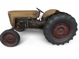 Farm Traktor 3D Model
