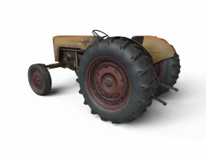 Farm Traktor 3D Model
