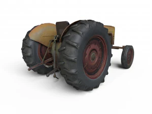 Farm Traktor 3D Model