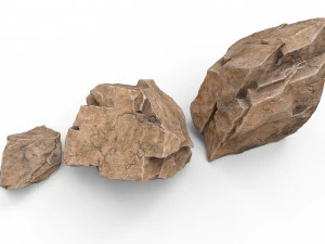 3 Stones 3D Model
