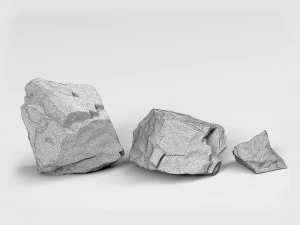 3 Stones 3D Model