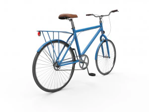 Retro Bike 3D Model