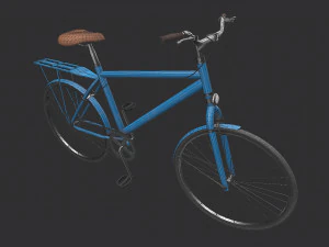 Retro Bike 3D Model
