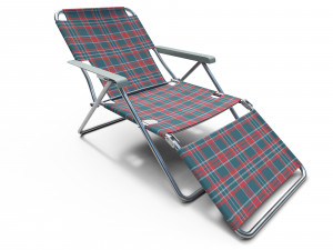 Beach lounger 3D Model