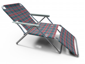 Beach lounger 3D Model