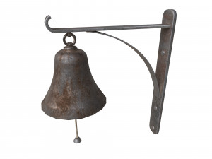 Old retro Bell Modello 3D