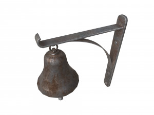 Old retro Bell Modello 3D