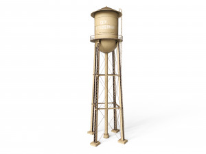 Water Tower Modelo 3D