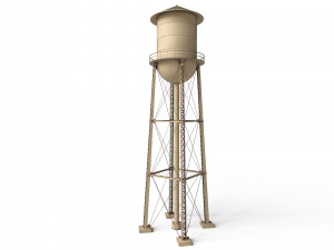 Water Tower 3D Model