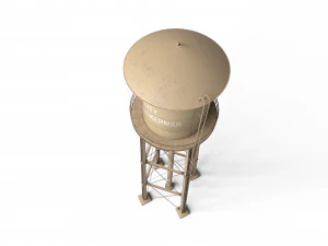 Water Tower 3D Model