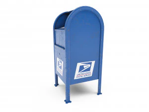 거리 우편함 3D 모델