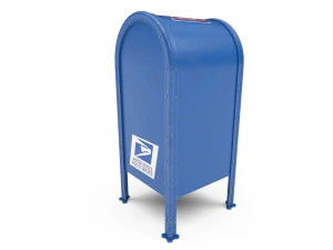 거리 우편함 3D 모델